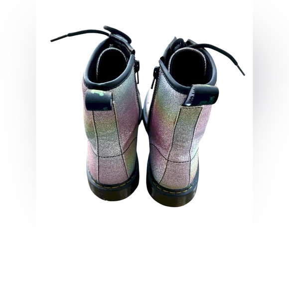 Dr Martens 1460 Pascal Multi Glitter Boots Womens 7 Rainbow Sparkle 8 eye Fairy - Picture 4 of 6